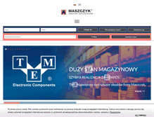 Tablet Screenshot of maszczyk.pl